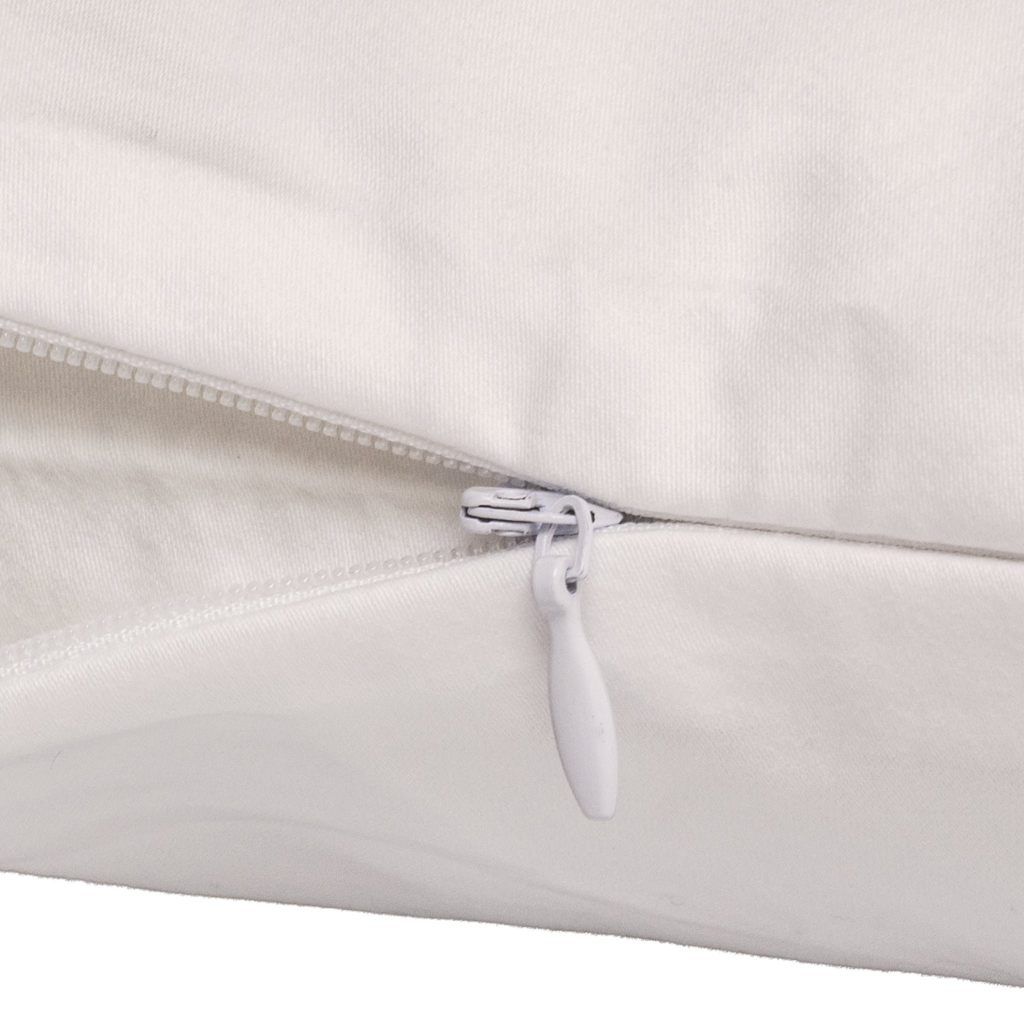 Sateen Cotton Pillow Zippered Cases 450TC