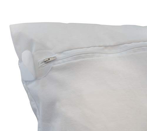 Pillow Protectors - Bedbug , Cotton rich  Zippered Pillow Encasement