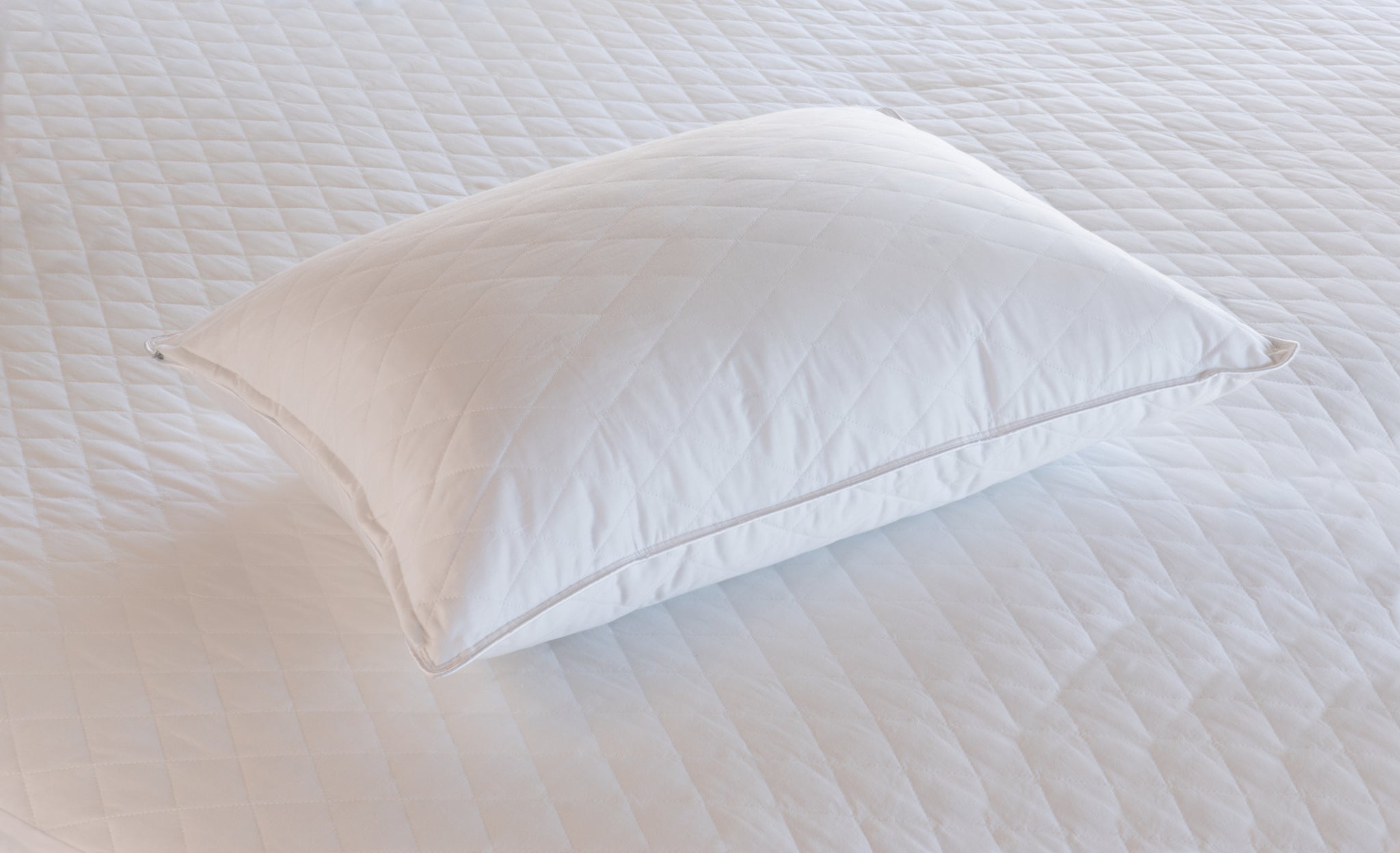 Quilted Zippered Pillow Protectors Pack of 2