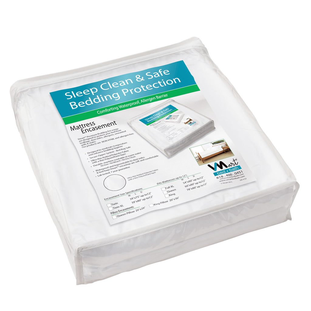 Mattress Protectors - Hotel Quality, Allergen &Bug Free Zippered Encasements