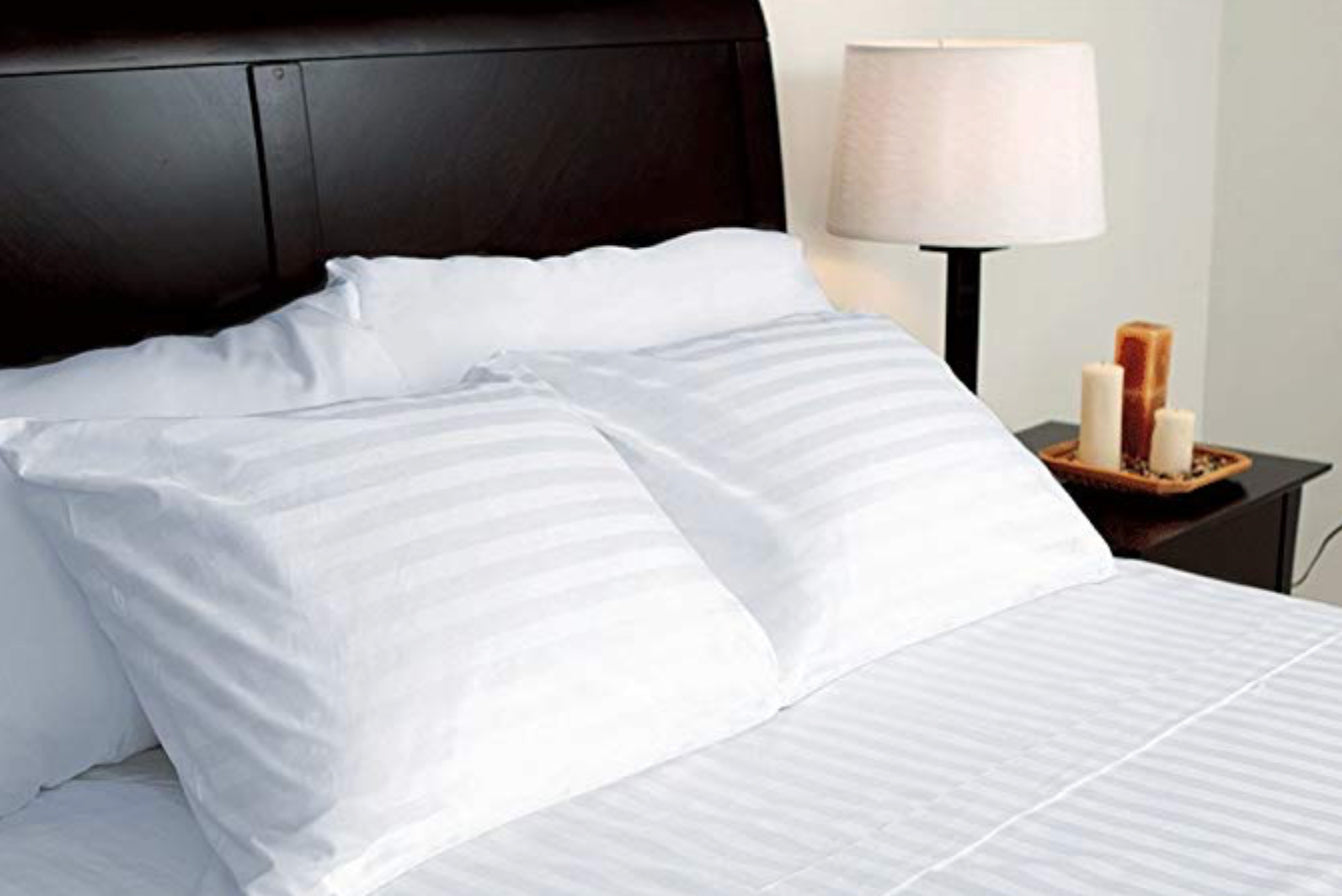 Our beautiful stripe sateen pillow protectors will make your sleep fine and relaxing, will keep your pillow clean and safe! Great touch to your face! 